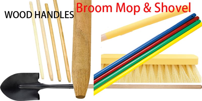wood handle_ wooden handles_ wooden broom handle manufacture